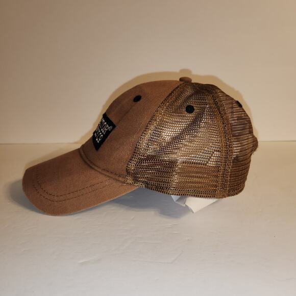 TSC TRACTOR SUPPLY Snapback Cap Unisex OS Brown Canvas Mesh Outdoor Workwear - Picture 5 of 8